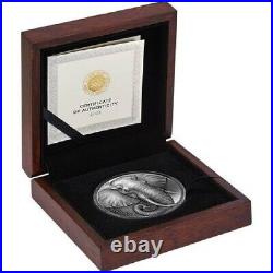 ELEPHANT EXPRESSIONS OF WILDLIFE 2023 2000 CFA 2 oz Pure Silver Coin Cameroon