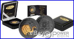 ELEPHANT Golden Enigma 1 Oz Silver Coin 100 Shillings Somalia 2018