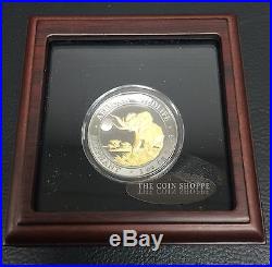 ELEPHANT HIGH RELIEF GOLDEN ENIGMA 2016 1 oz Silver Coin Somalia RUTHENIUM