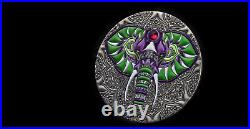 ELEPHANT Mandala Art 2 Oz Silver Coin 5$ Niue 2019