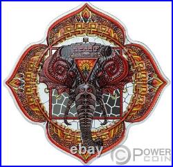 ELEPHANT OF THE 1ST CHAKRA 2 Oz Silver Coin 5$ Solomon Islands 2022