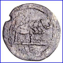 Egypt, Alexandria. Trajan A. D. 98-117 AE drachm Quadriga of Elephants Roman Coin