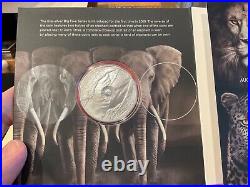Elephant 2019 5 RAND Big Five Elephant South Africa 1oz. 999 silver coin