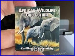 Elephants Krugerrand Big Five 1 Oz Silver Coin 1 Rand South Africa 2019