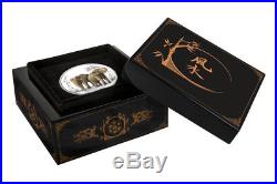 Feng Shui Series Elephants 2015 1 Oz Silver Coin Nz Mint
