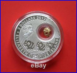 Good Luck Niue Island Silver coin Elephant of the Lucky Coins $ 2 2012