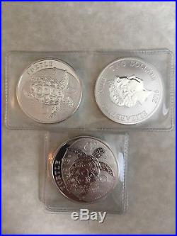 HUGE 15 Silver Coin Lot Wolf Privy/Somalian Elephant/Kookaburra, Walking Liberty