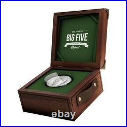 Ivory Coast 2017 Big Five Mauquoy Elephant 5000 francos Silver coin 5 oz