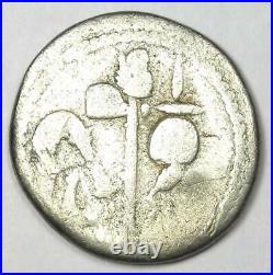 Julius Caesar AR Denarius Silver Elephant Coin 49 BC Rare Roman Classic Coin