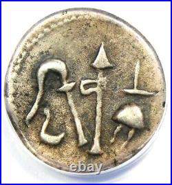 Julius Caesar AR Denarius Silver Elephant Roman Coin 49 BC. Certified ANACS VF30