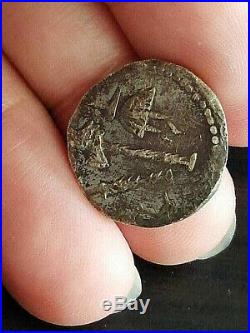 Julius Caesar Roman Coin Caesar Denarius War Elephant 49-BC