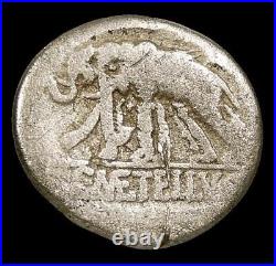 Jupiter in Chariot of ELEPHANTS, Roma. Metellus. Caecilia 1. Roman Republic Coin