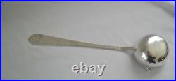 Large Antique 90% Silver Hand-Hammered India Elephant Ladle