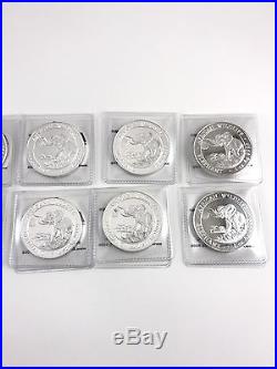 Lot of 10 2016 1oz Silver Somalian Elephant 0.999 Fine Silver Coin
