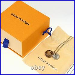 Louis Vuitton Chapman Brothers Vene Elephant Motif Coin Necklace Pendant-13.7g