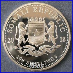 Mint Tube Of 20 2018 Somali Elephant 1 oz One Ounce 99.9% Silver Bullion Coins