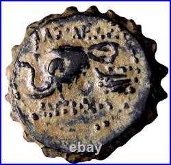 NEAR MS SELEUKID KINGS of SYRIA. Antiochos IV Elephant Ancient Greek Coin