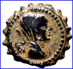 NEAR MS SELEUKID KINGS of SYRIA. Antiochos IV Elephant Ancient Greek Coin
