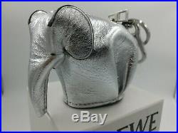 NWT Loewe elephant silver coin purse key chain key ring