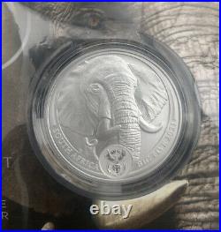 New 2021 South Africa Elephant The Big Five (5) Series 2 Solid Silver 1oz Coin