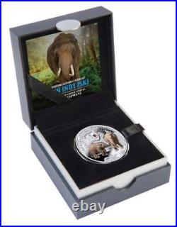 Niue 2016 1$ Asian Elephant Endangered Animal Species Proof Mintage 999