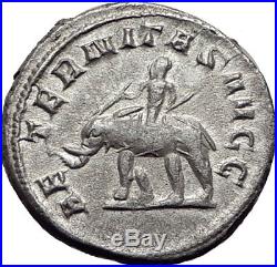 PHILIP I the ARAB 1000 Years of Rome ELEPHANT COLOSSEUM Silver Roman Coin i65200