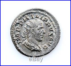 PHILIP I the ARAB 244-249 AD 1000 Years of Rome Elephant Silver Roman Coin XF