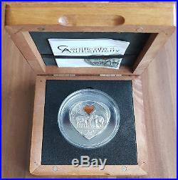 Palau 5$ Everything For You 2013 Elephants Amber Silver Coin + Box