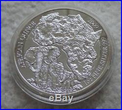 RWANDA 2009 Elephant Proof 1 oz silver coin 50 Amafaranga Ruanda PP elefant