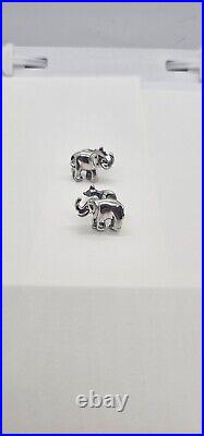 Robin Rotenier ELEPHANT And MOUSE 925 CUFFLINKS TRUE TREASURES