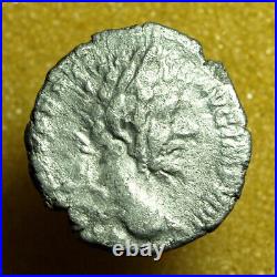 Roman Coin Septimius Severus Denarius AE25mm Bust / Elephant 04228