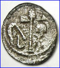 Roman Julius Caesar AR Denarius Elephant Coin 48 BC VF / NGC Photo Certificate