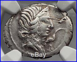 Roman Republic Imperator Metellus Elephant under SULLA Silver Coin NGC i59807