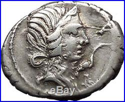 Roman Republic Sulla ImperatorMETELLUS PIUS Elephant Caecilia Silver Coin i46383