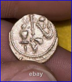 Roman Solid Gold Denarius of Caius Julius Caesar Elephant Coin MUSEUM REPRO 10K