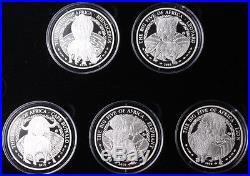 Rwanda 2010 BIG FIVE Buffalo Lion Leopard Elephant Rhinoceros 5 coins SET