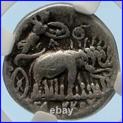 SELEUKOS I Nikator Ancient SELEUKID Silver Greek Coin ATHENA ELEPHANT NGC i95648