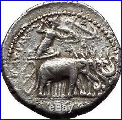 SELEUKOS I Nikator Tetradrachm Athena ELEPHANT Silver Greek Coin Seleukid i46301
