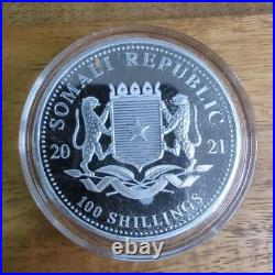 Shortage 2021 Elephant Somalia Ounce Silver Coin