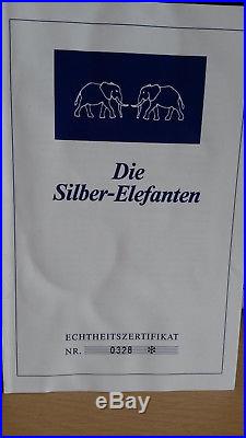 Silver coin Set 1993 The Silver Elephants proof limited Edition 10000 Sets