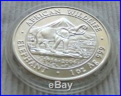 Somalia 2006 Elephant 1 oz silver coin African Wildlife elefant silber unze