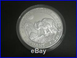 Somalia 200 Shillings African Wildlife Elephant 2017 2 oz. 9999 Silver Coin