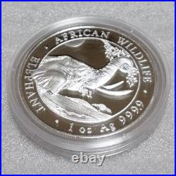 Somalia 2023 Elephant Silver Coin Wildlife Series BU Completely Unused