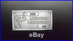 Somalia African Wildlife 2006 Elephant Silver Proof Coin Set