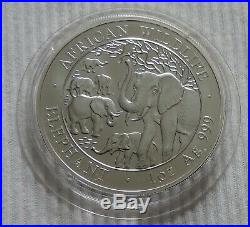 Somalia Elephant 2008 1 oz silver coin African Wildlife Somali Elefant silber