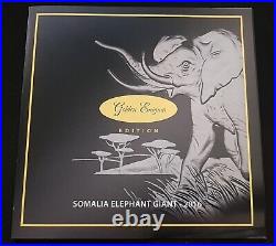 Somalia Elephant Lamp 2016 2000 Schilling 1kg Silver Coin 91065