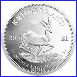 South Africa 2021 Krugerrand Elephant Privy Big5 Series II Elephant Two Coin Set