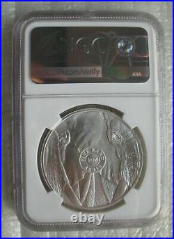 South Africa R5 2021 Silver BU 1Oz Coin Big5 Series II Elephant NGC MS70