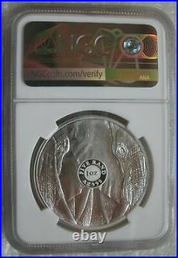 South Africa R5 2021 Silver Proof 1Oz Coin Big5 Series II Elephant NGC PF69
