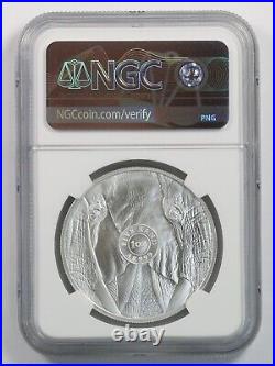 South Africa S5R 2021 Silver BU 1 Oz Coin Big 5 Series II Elephant NGC MS70